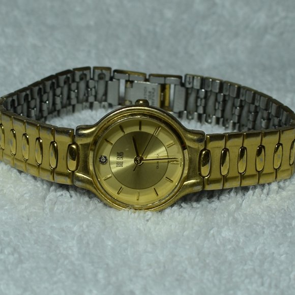 Vintage 1980s Bill Blass Gold Tone Quartz Watch main image 7